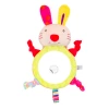 Cartoon animal rearview assist mirror, car baby reverse seat, rearview mirror, plush funhouse mirror toy details Picture